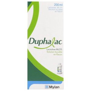 DUPHALAC Solution buvable 66,5 %, flacon 200 ml avec godet-doseur