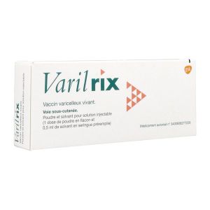 Varilrix Vaccin Varicelleux Vivant Poudre Et Solvant Pour Solution Injectable Poudre En Flacon + Solvant En Seringue Preremplie + 2 Aiguilles