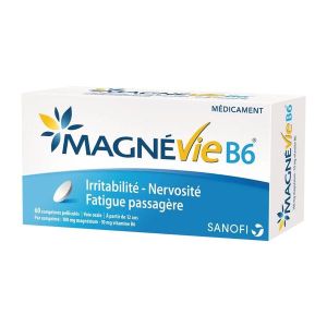 MAGNEVIE B6 100 mg/10 mg comprimé pelliculé B/60