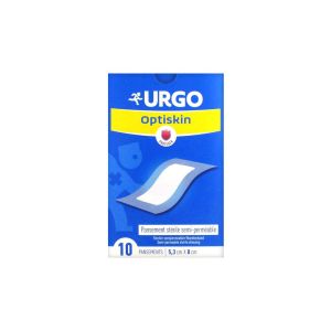 Urgo Optiskin Pansement Stérile Semi-Perméable 5,3 x 8 cm 10 Pansements