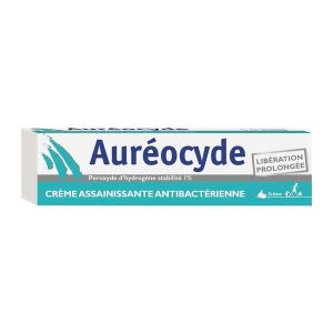 AUREOCYDE Crème assainissante, antibactérienne à usage cutanée, tube 15 g