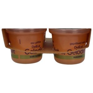 DELICAL GELODIET EAUX GELIFIEES AVEC EDULCORANT Denrée alimentaire destinée à des fins médicales spéciales, saveur orange, 120 g x 4