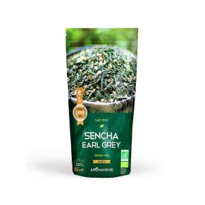 Aromandise Thé vert Sencha Earl Grey - 85 g