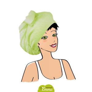 Les Tendances d'Emma Serviette à cheveux vert