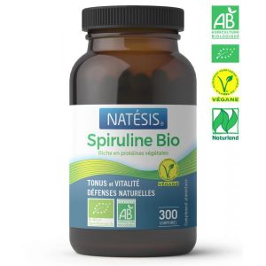 Natesis Spiruline comprimés 500 mg BIO - 300 comprimés (150 g)