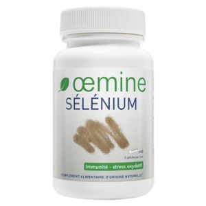 OEMINE SE Capsule, complément alimentaire riche en sélénium et vitamine E, bt 60