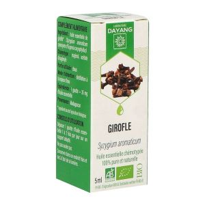 DAYANG HUILE ESSENTIELLE BIO Huile essentielle, complément alimentaire à base de girofle HECT, fl 5 ml
