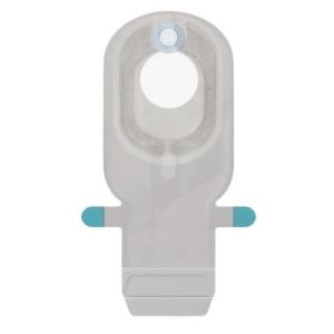 Sensura® Mio Kids : Boite de 30 poches vidables 2 pièces transparentes mini (85ml) avec couplage adhésif et avec filtre - Diamètre 27 mm Référence: 18
