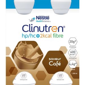 Clinutren Hphc+ 2 Kcal Fibre Saveur Cafe Liquide Bouteille 200 Ml 4