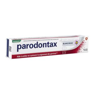 PARODONTAX BLANCHEUR DENTIFRICE Dentifrice fluoré, soin blancheur, tube 75 ml