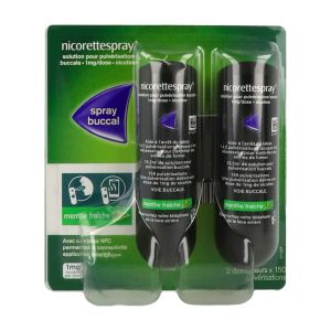 Nicorette Spray 1 Mg/Dose Solution Pour Pulverisation Buccale B/2