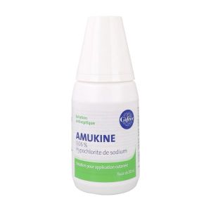 Amukine 0,06 Pour Cent Solution Pour Application Locale 1 Flacon(S) Polyethylene De 250 Ml