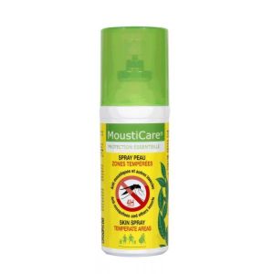 Mousticare Spray Peau anti-moustiques zones tempérées - Spray 50 ml