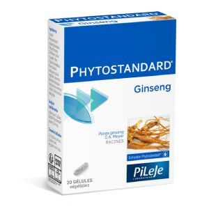 PILEJE Phytostandard® - Ginseng 20 gélules végétales