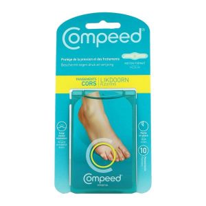 COMPEED CORS Pansement hydrocolloïde, moyen modèle, bt 10