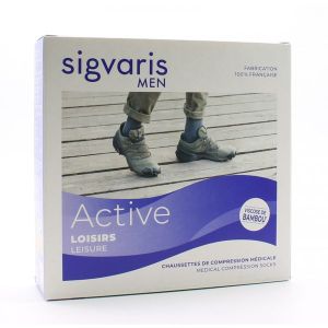 Sigvaris Sigh2 Activ Loisirs New Chaussettes Homme Noir Ln 2