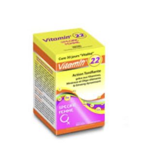 VITAMIN' 22 SPECIFIC FEMME Gélule, complément alimentaire tonifiant, bt 60