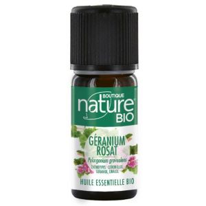 Boutique Nature HE Géranium Rosat BIO (Pelargonium graveolens) - 10 ml