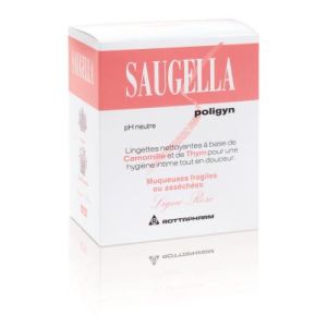 Saugella Poligyn 15 Lingettes Intimes