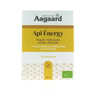 Aagaard Api' Energy BIO - 10 ampoules de 10 ml