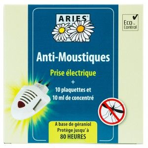 Aries Anti-moustique - prise + recharge 10 tablettes