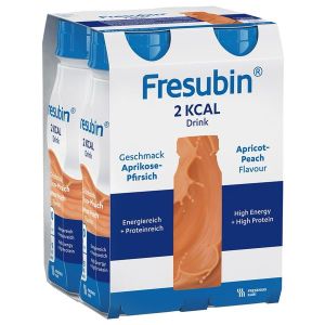 FRESUBIN 2 KCAL DRINK AROMES SUCRES Denrée alimentaire destinée à des fins médicales spéciales, pêche abricot, 200 ml x 4