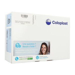 ALTERNA SYSTEME 1 PIECE Poche Maxi fermée, filtre intégré, système 1 pièce, prédécoupée, opaque, diamètre 40 mm, bt 30