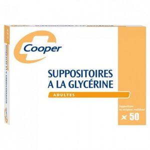 SUPPOSITOIRES A LA GLYCERINE COOPER ADULTES suppositoire en récipient multidose B/50