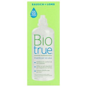 Bausch & Lomb Biotrue Solution Sterile Pour Lentilles Souples + Etui A Lentille Flacon 300 Ml 1