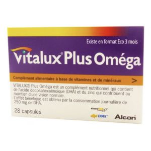 Alcon France Vitalux Plus Omega Capsule 28