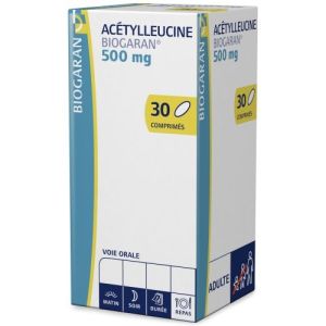 Acetylleucine Biogaran 500 Mg Comprimes En Flacon B/30