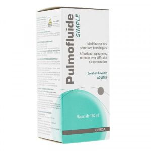 Pulmofluide Simple Solution Buvable 1 Flacon(S) En Verre De 180 Ml