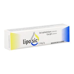LIPOSIC Gel ophtalmique 2 mg/g, boîte 1 tube 10 g