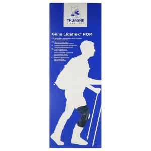 Ligaflex Genu Rom Open - Genouillere Ligamentaire Gris T6 Long 1