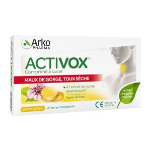 Activox, comprimé à sucer 