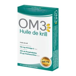 OM3 OM3 Huile de krill - 30 capsules