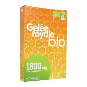 Nutrisanté Gelée Royale Bio 1800 mg 10 Ampoules
