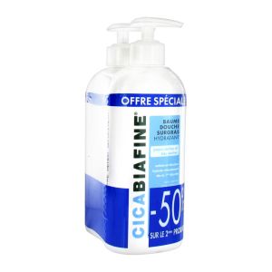CicaBiafine Baume Douche Hydratant Surgras Lot de 2 x 400 ml