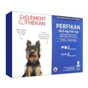Perfikan 26,8Mg/240Mg Solution Pour Spot-On Pour Tres Petits Chiens Pipette 0,44 Ml 4