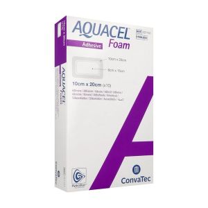 Aquacel Pansement Foam Adhesif (Adhesif Siliconne) Taille Chirurgicale 10*20 Cm 10