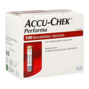 Accu-Chek Performa Bandelette Reactive Pour Glycemie Flacon 100