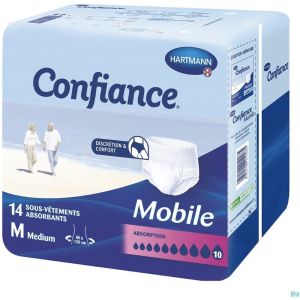 Confiance Mobile 10 Gouttes Slip Absorbant Sachet Tm 14