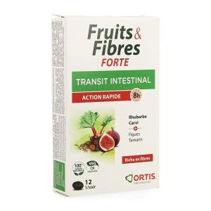 Ortis Fruits & fibres forte - 12 comprimés
