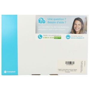 SENSURA MIO VISIO POCHE OUVERTE MIDI Poche Midi vidable système 1 pièce, filtre intégré, à découper, opaque, gris, diam 35 mm à 45 mm (ref. 104439), bt 30