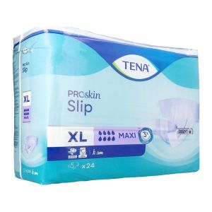 TENA SLIP MAXI Change complet hypoallergénique, sans latex, pour incontinence urinaire, extralarge (ref. 711026), sac 24