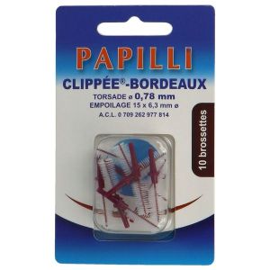 Papilli-Clippee-Bordeaux Brossette 10