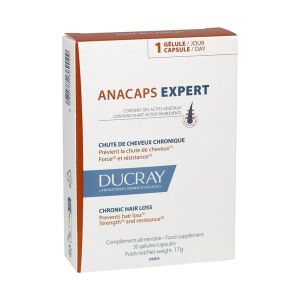 Ducray Anacaps Expert Chute de cheveux chronique 30 gélules