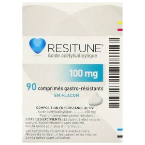 RESITUNE Comprimé gastrorésistant 100 mg, flacon 90