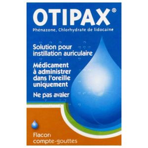 OTIPAX Solution pour instillation auriculaire, boîte 1 flacon 16 g avec embout compte-goutte