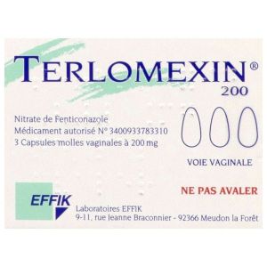 TERLOMEXIN Capsule molle vaginale 200 mg, boîte 3